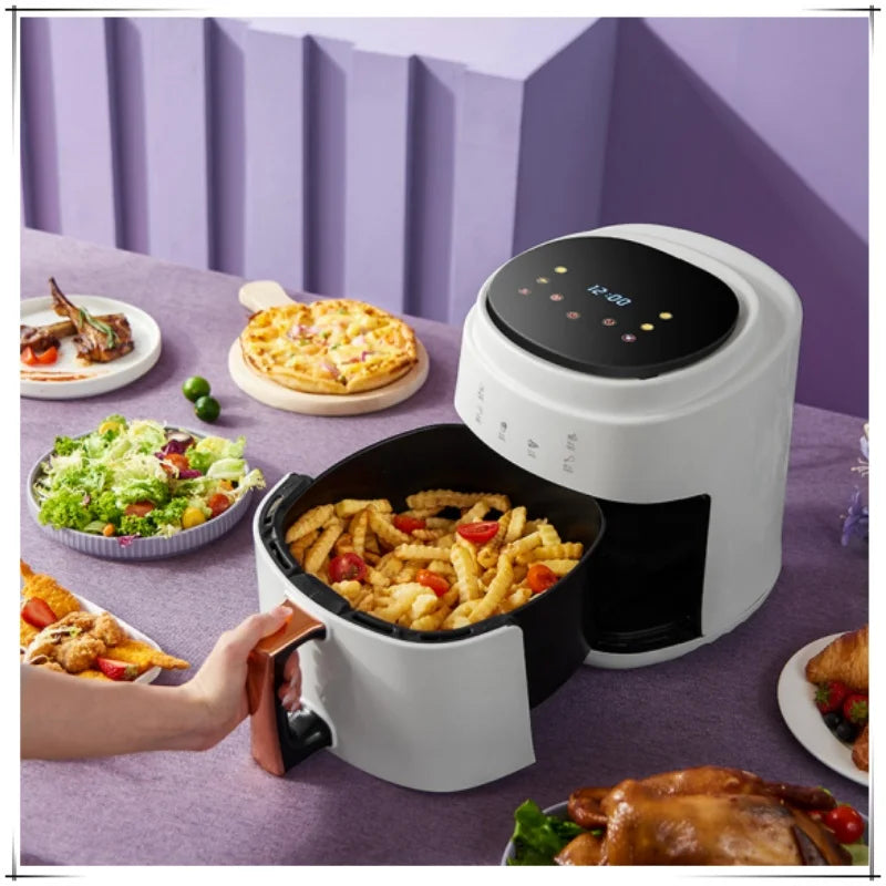 Air fryer Large capacity 6L 8L intelligent electric fryer Zhongshan small appliance gift French fries machine