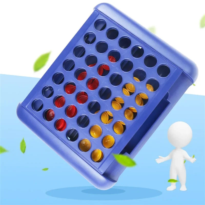 Foldable Connect 4 In A Line Board Game Classic Party Chess Family Toy Early Educational Puzzle Children Thinking Training Gifts