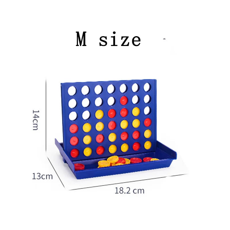 Foldable Connect 4 In A Line Board Game Classic Party Chess Family Toy Early Educational Puzzle Children Thinking Training Gifts