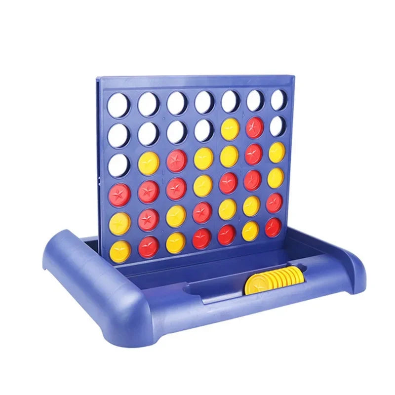 Foldable Connect 4 In A Line Board Game Classic Party Chess Family Toy Early Educational Puzzle Children Thinking Training Gifts