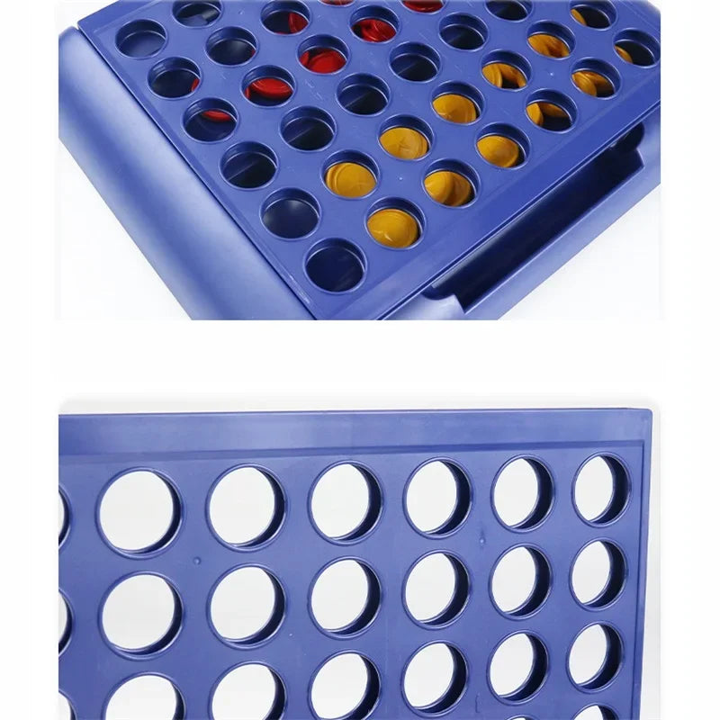 Foldable Connect 4 In A Line Board Game Classic Party Chess Family Toy Early Educational Puzzle Children Thinking Training Gifts
