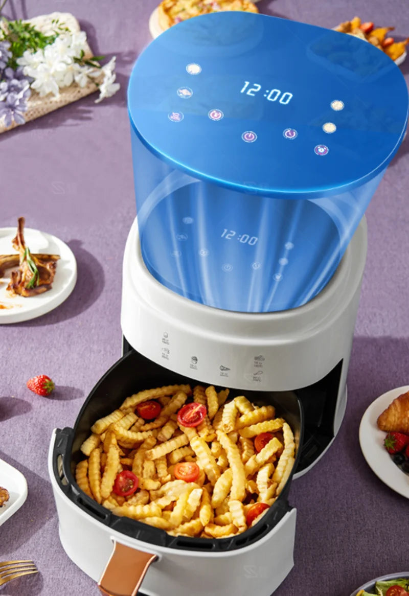 Air fryer Large capacity 6L 8L intelligent electric fryer Zhongshan small appliance gift French fries machine
