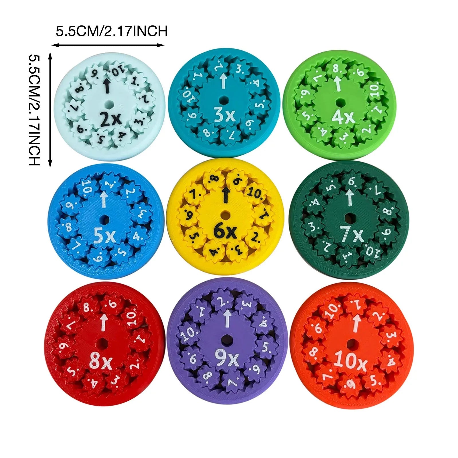 Math Fidget Spinners Math Fidget Spinners Math Multiplication Tables For Children Educational Toys Classroom Supplies Teaching