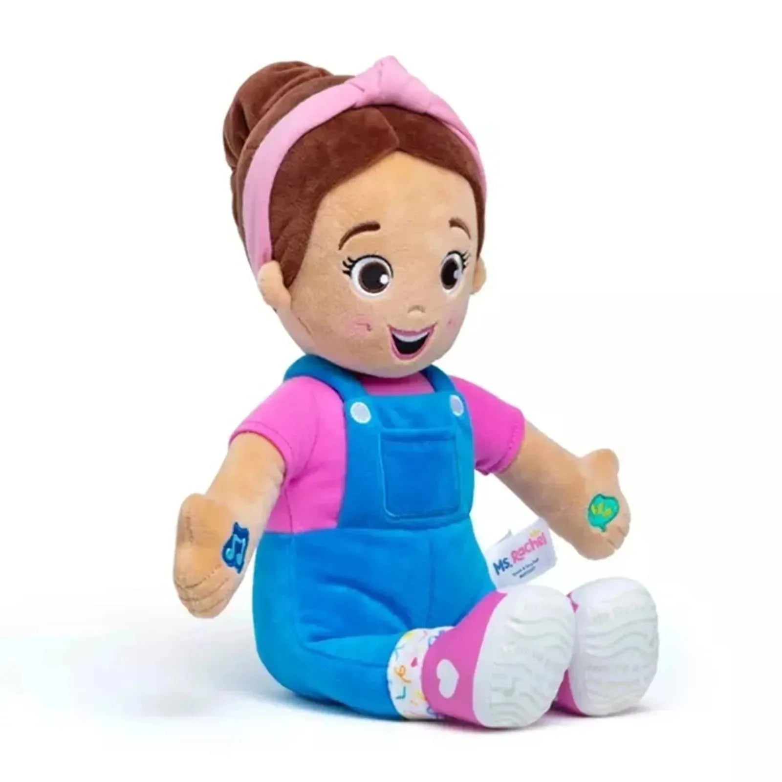 Cartoon Ms Rachel Doll Toys Soft Stuffed Speak Singing Pillow Baby Toddler Sleeping Plush Doll Birthday Gifts for Girls Boys