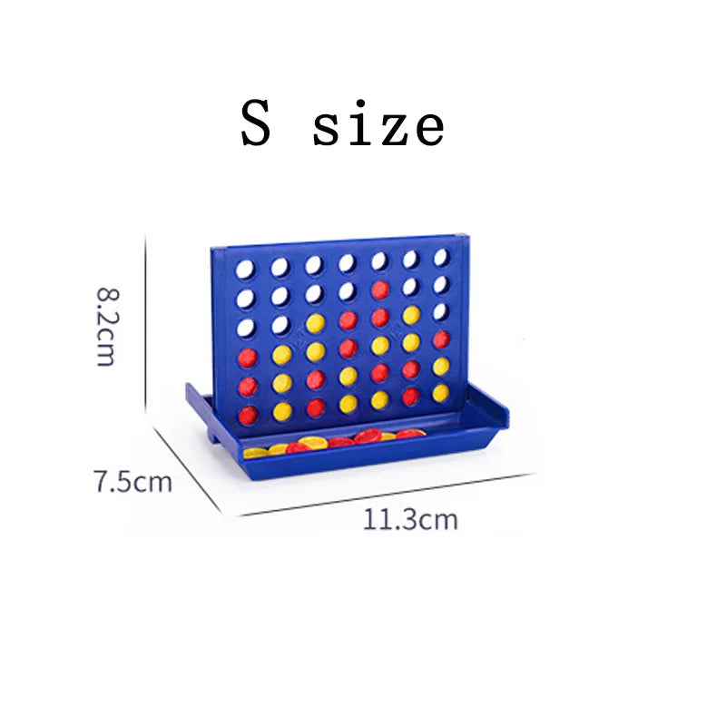 Foldable Connect 4 In A Line Board Game Classic Party Chess Family Toy Early Educational Puzzle Children Thinking Training Gifts
