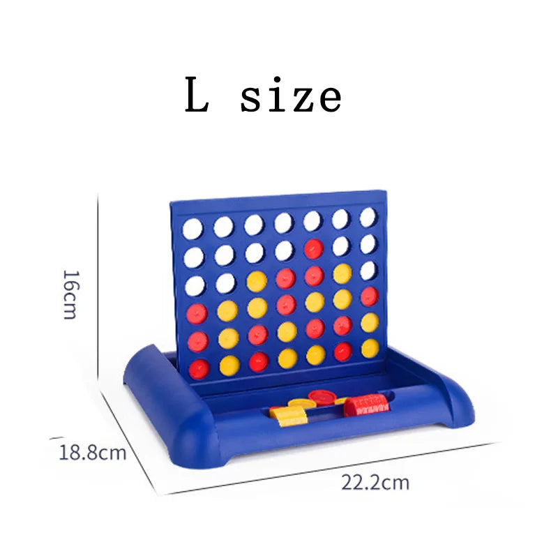 Foldable Connect 4 In A Line Board Game Classic Party Chess Family Toy Early Educational Puzzle Children Thinking Training Gifts