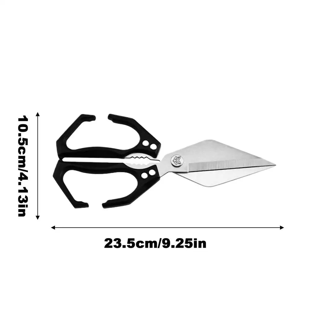 Kitchen Scissors Stainless Steel Meat Cutting Scissors Cooking Shears Heavy Duty Utility For Chicken Cutting Turkey Fish Seafood