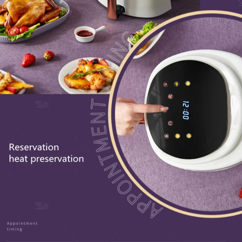 Air fryer Large capacity 6L 8L intelligent electric fryer Zhongshan small appliance gift French fries machine