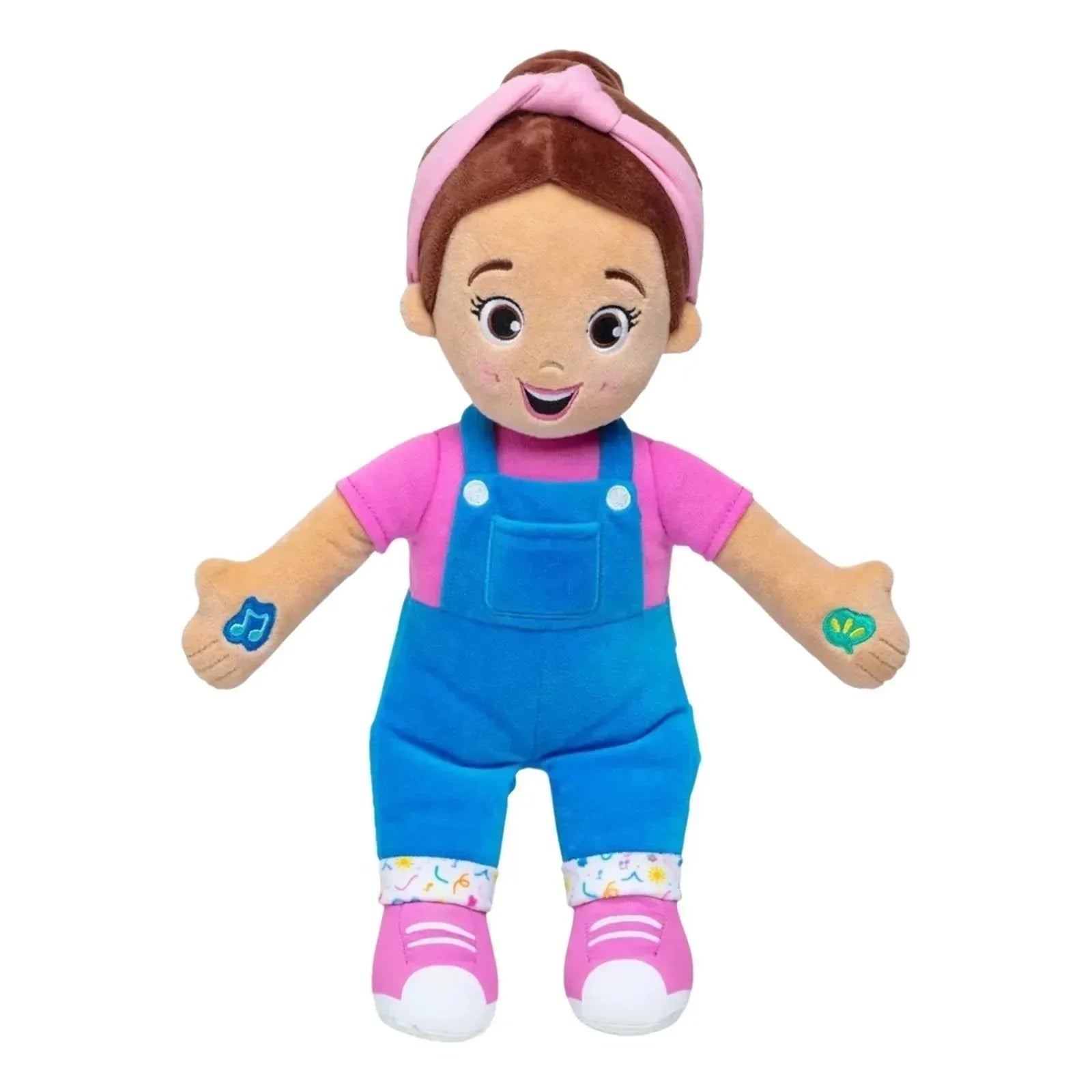 Cartoon Ms Rachel Doll Toys Soft Stuffed Speak Singing Pillow Baby Toddler Sleeping Plush Doll Birthday Gifts for Girls Boys