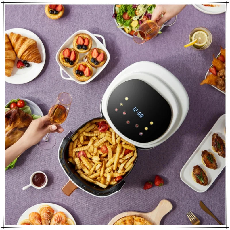 Air fryer Large capacity 6L 8L intelligent electric fryer Zhongshan small appliance gift French fries machine