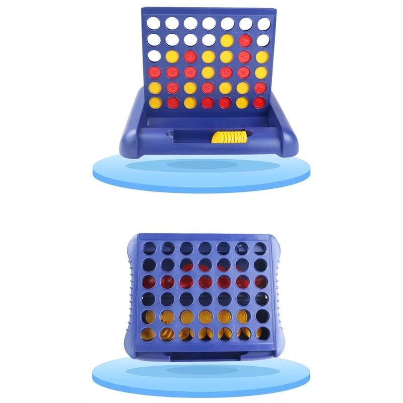 Foldable Connect 4 In A Line Board Game Classic Party Chess Family Toy Early Educational Puzzle Children Thinking Training Gifts