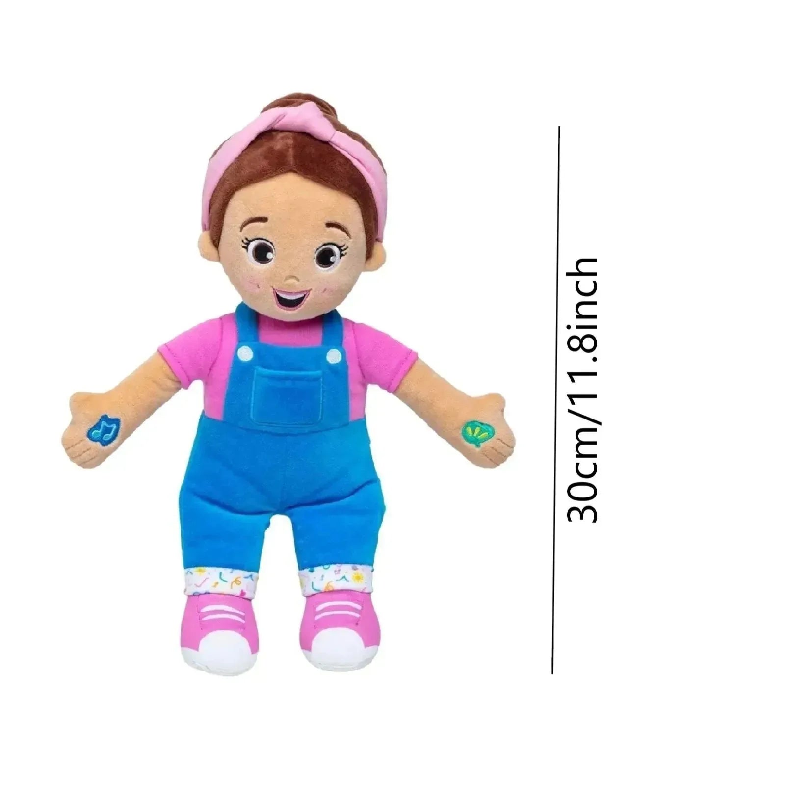 Cartoon Ms Rachel Doll Toys Soft Stuffed Speak Singing Pillow Baby Toddler Sleeping Plush Doll Birthday Gifts for Girls Boys