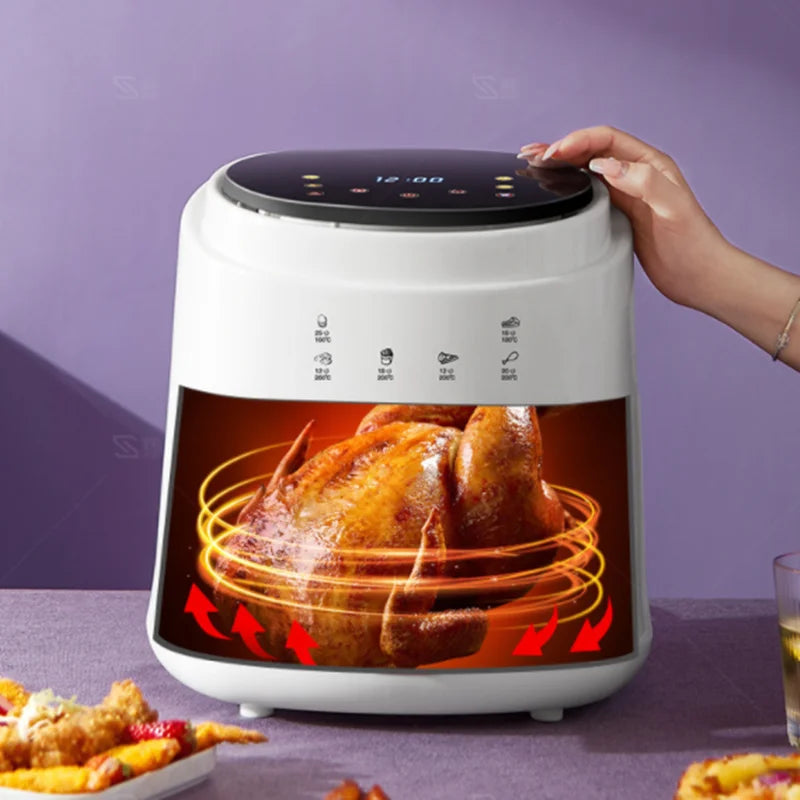 Air fryer Large capacity 6L 8L intelligent electric fryer Zhongshan small appliance gift French fries machine